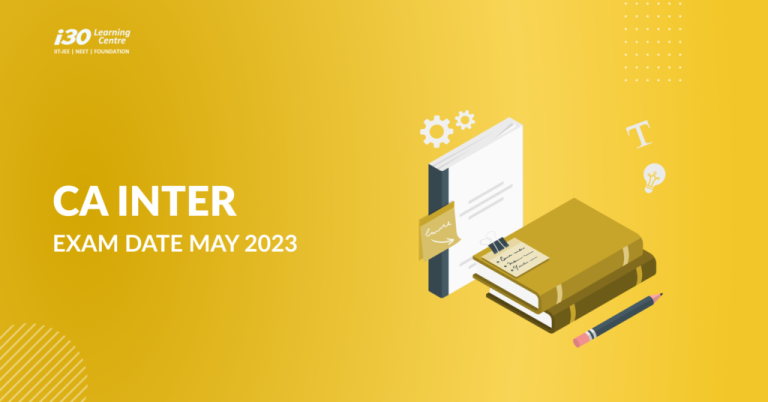 CA Inter Exam Date