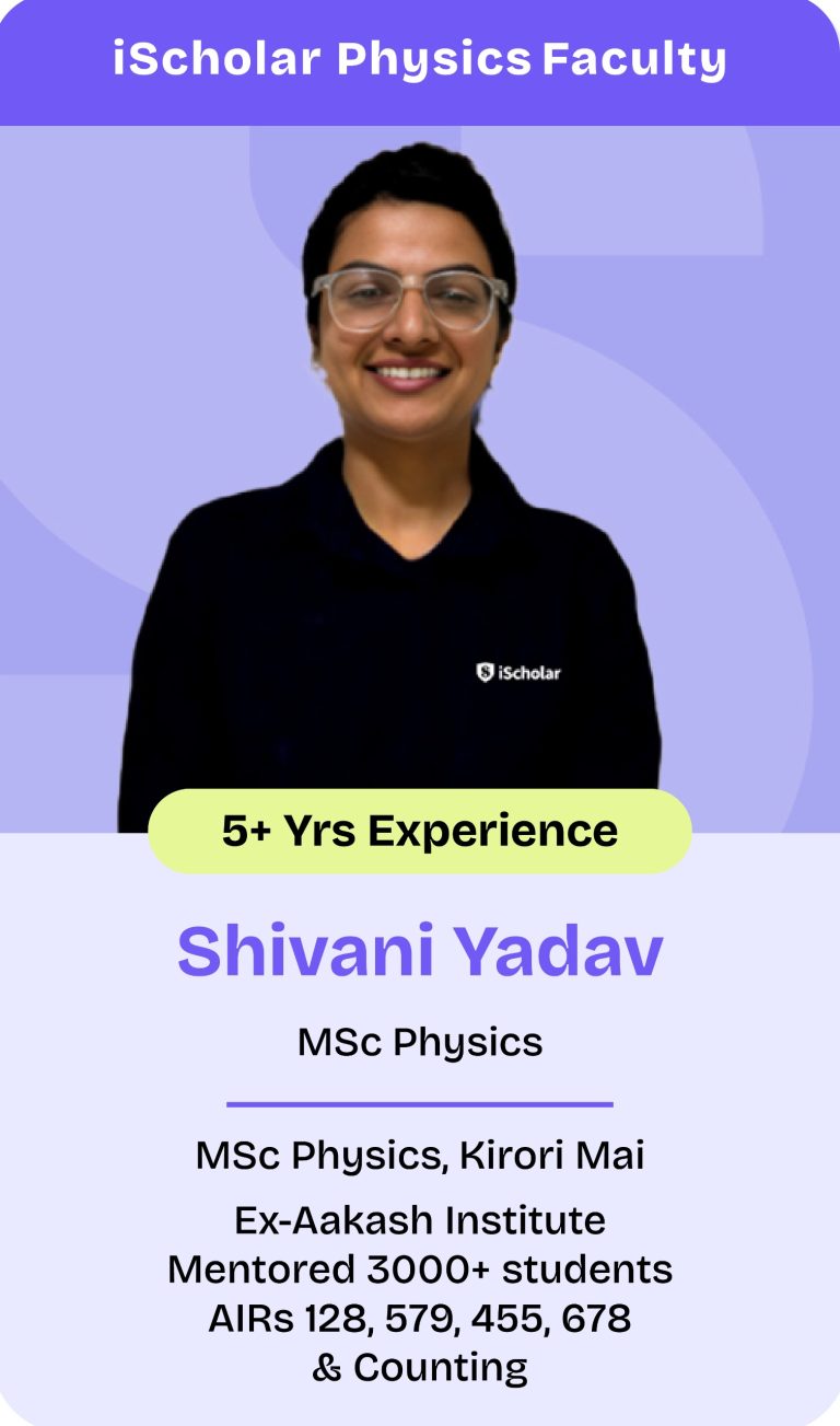Shivani Yadav Chemistry Faculty | iScholar