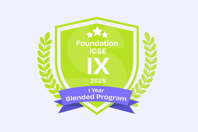 App Banner iScholar_Foundation ICSE IX 2025 1 Year Blended Program