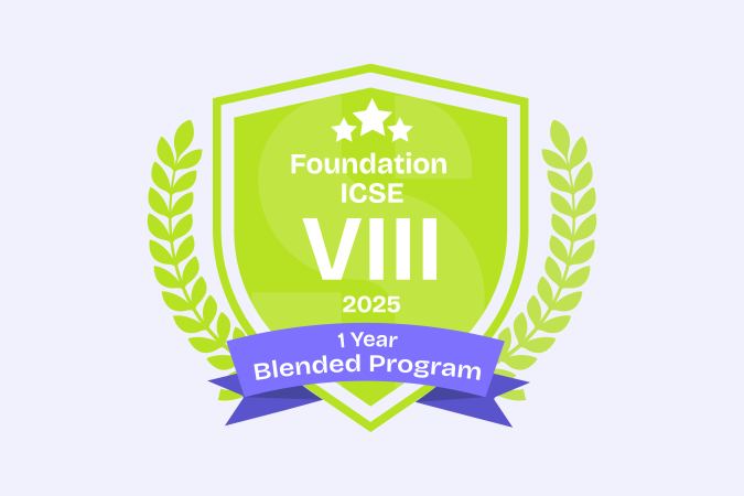 App Banner iScholar_Foundation ICSE VIII 2025 1 Year Blended Program