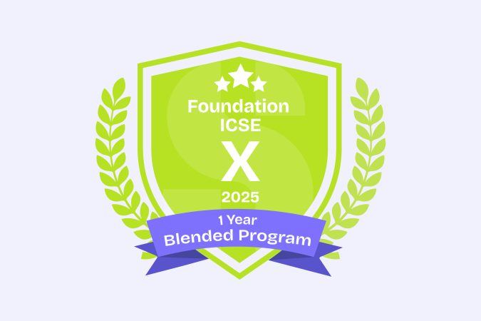 App Banner iScholar_Foundation ICSE X 2025 1 Year Blended Program